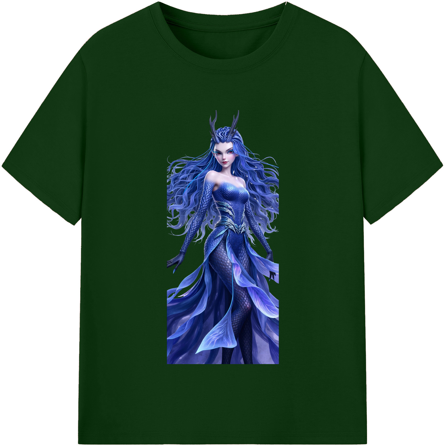 （画像用） Ne Zha 2 ナタ 魔童の大暴れ 綿100％半袖Tシャツ（フロントプリント）